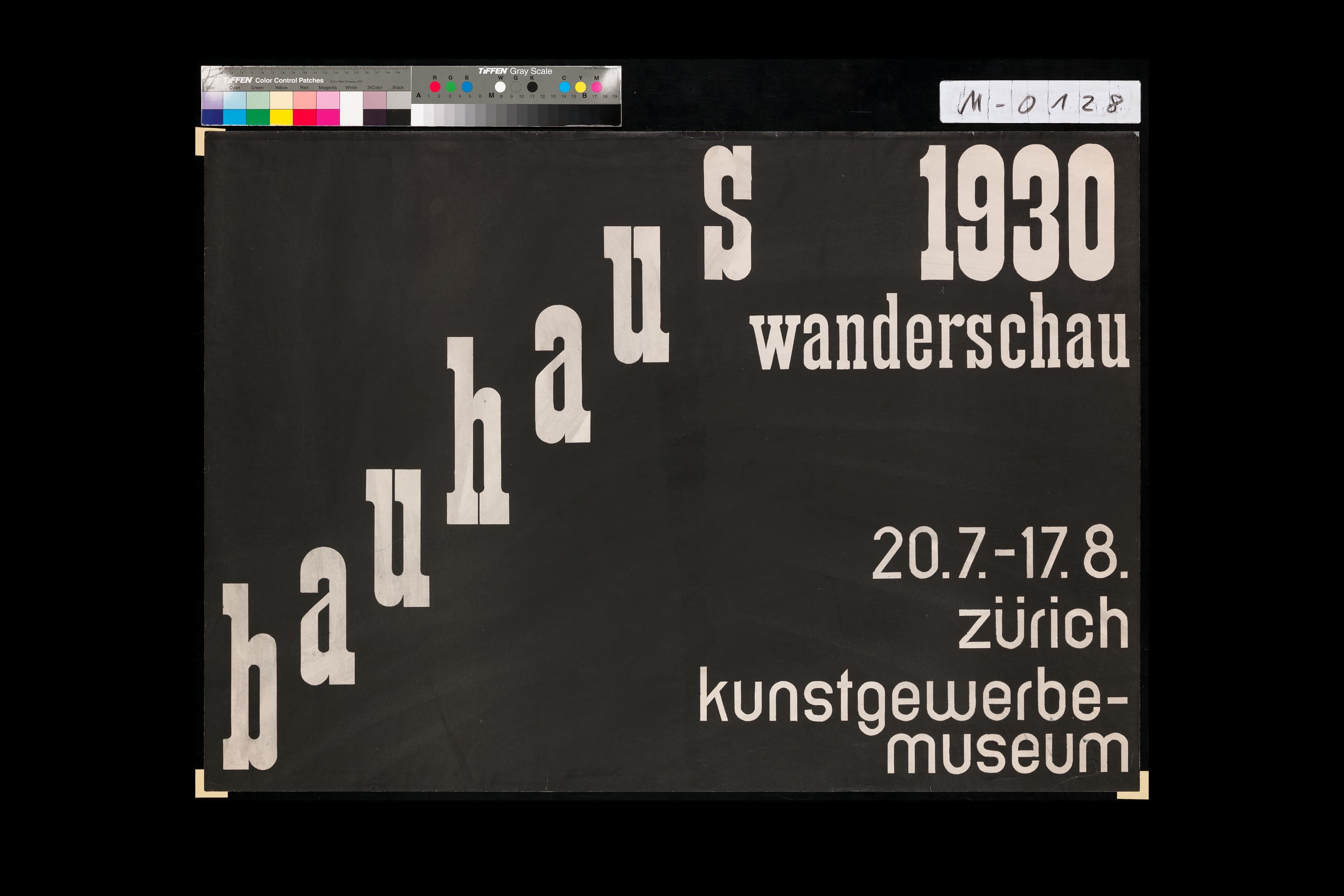 Bauhaus Wanderschau, designer unknown, 1930. Image courtesy: Museum für Gestaltung Zürich, Plakatsammlung, ZHdK
