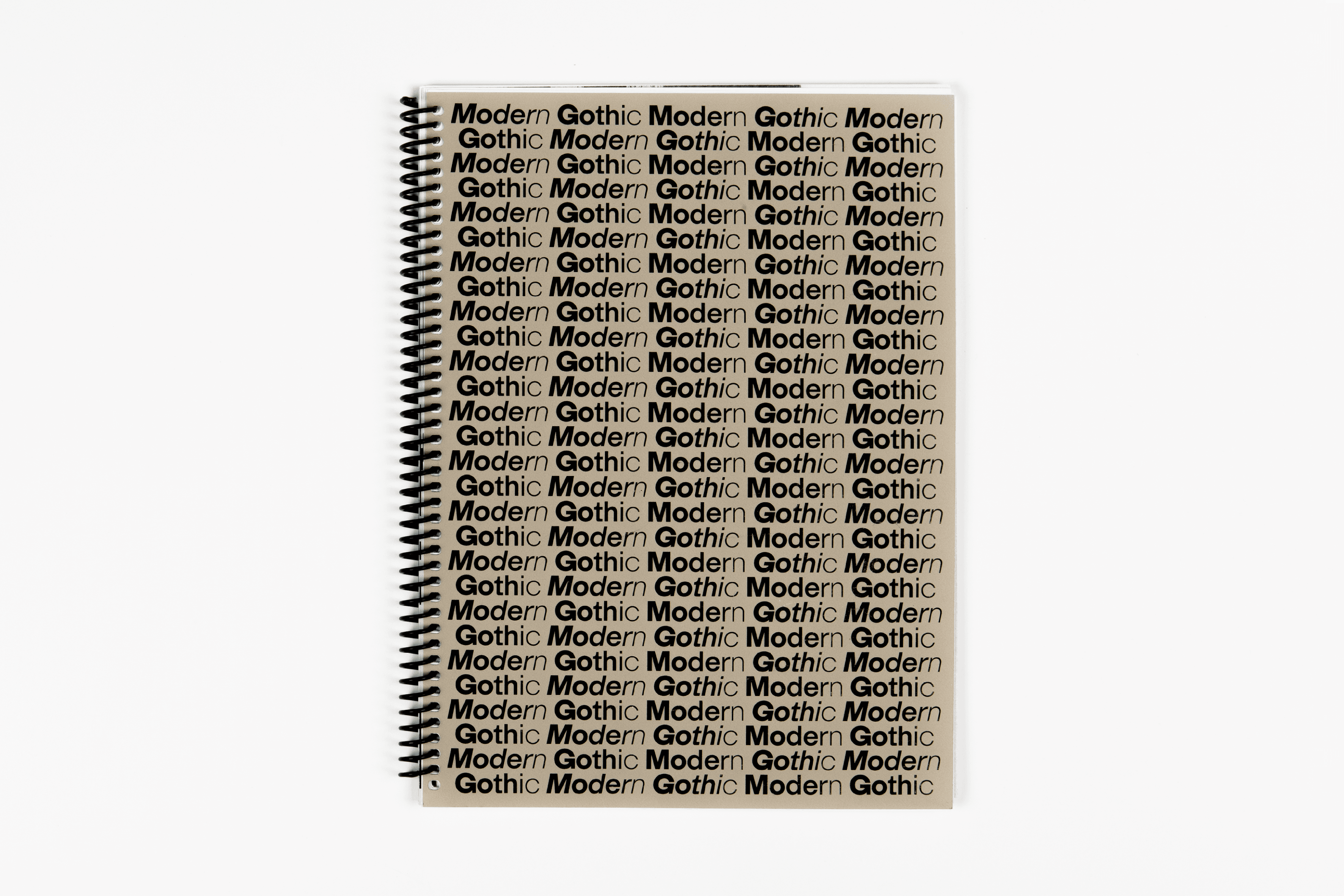 Early version of Modern Gothic from Malte Bentzen’s Master Type Design diploma project at ECAL, 2018.