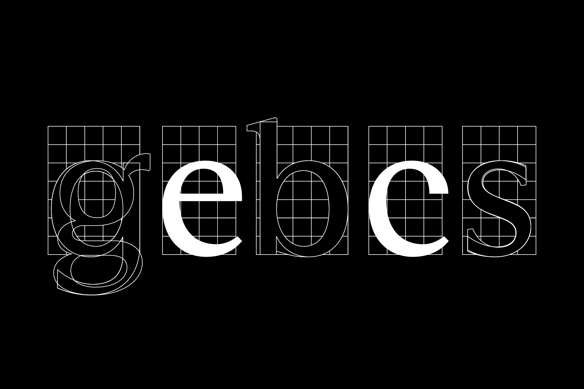 Rhetorik shares similarities across both sans and serif styles, maintaining consistent lowercase letters “e” and “c,” while letters such as “g,” “b,” and “s” show variations.
