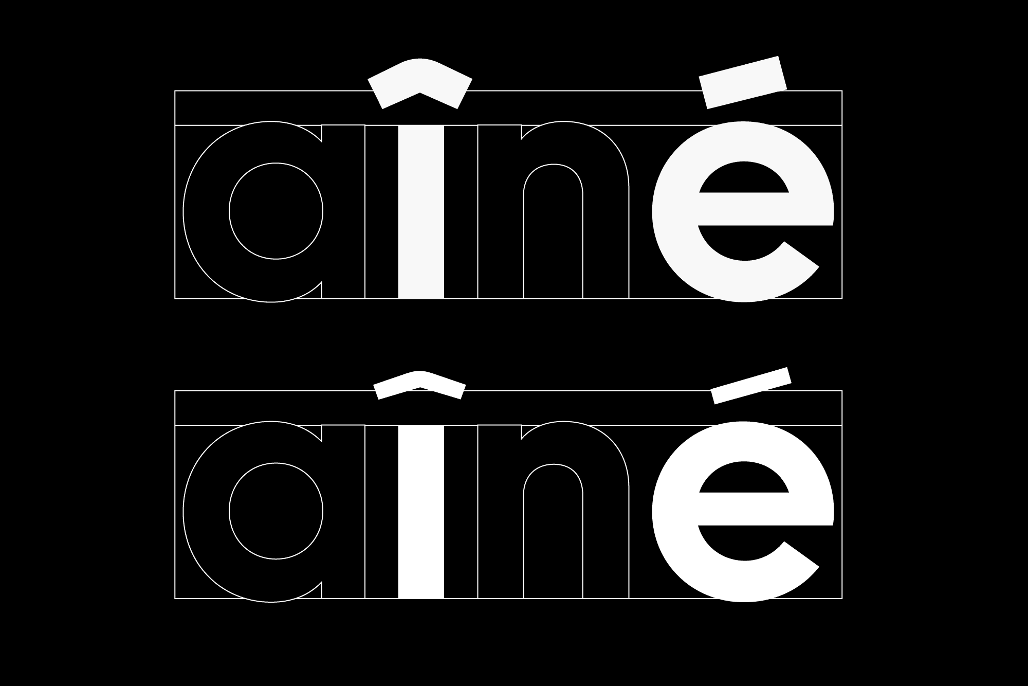 The stylistic set “Thin Marks (ss01)” enables the use of thin diacritics.