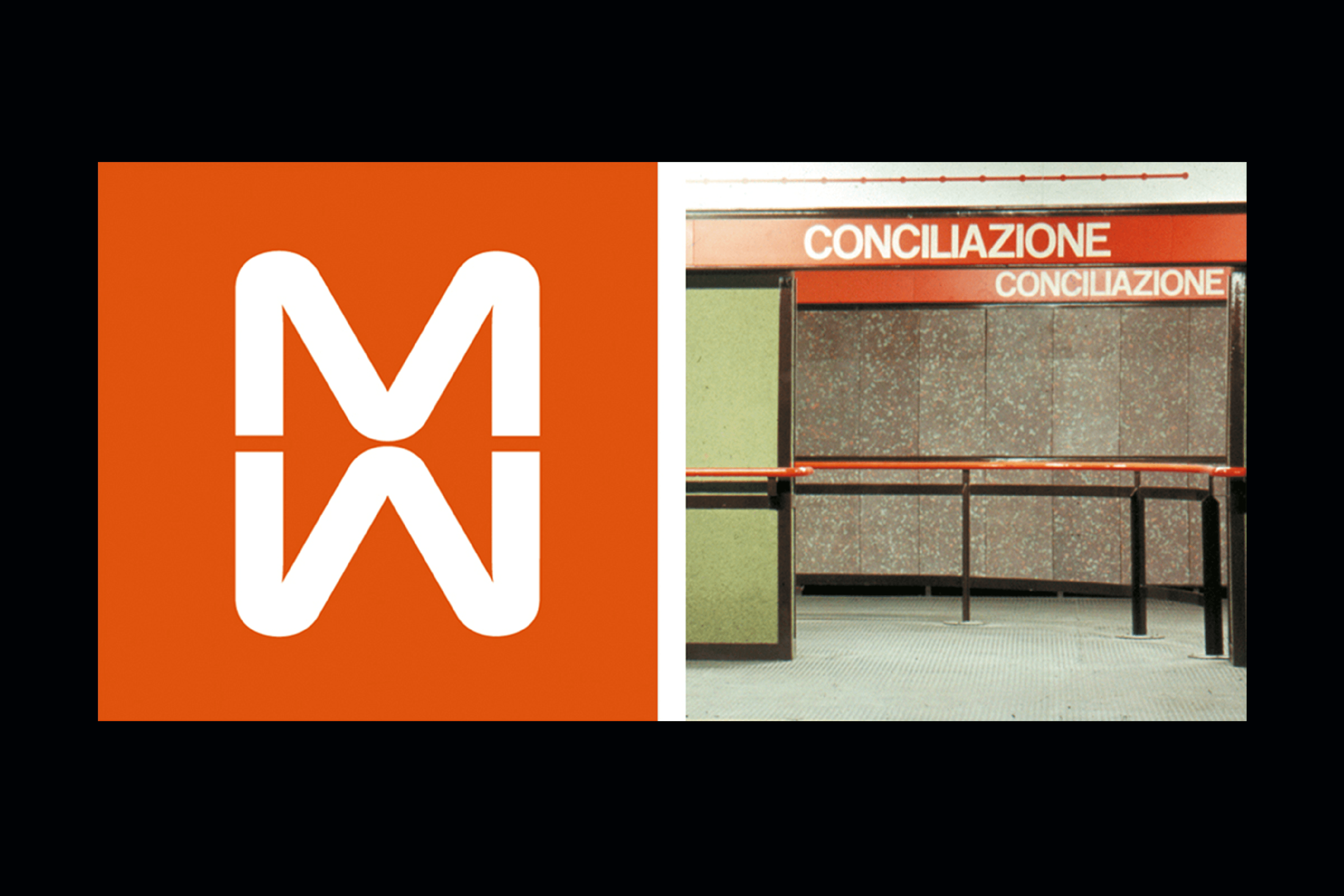 Logo proposal for the Milan Metro by Bob Noorda, 1964, © Franco Albini Foundation