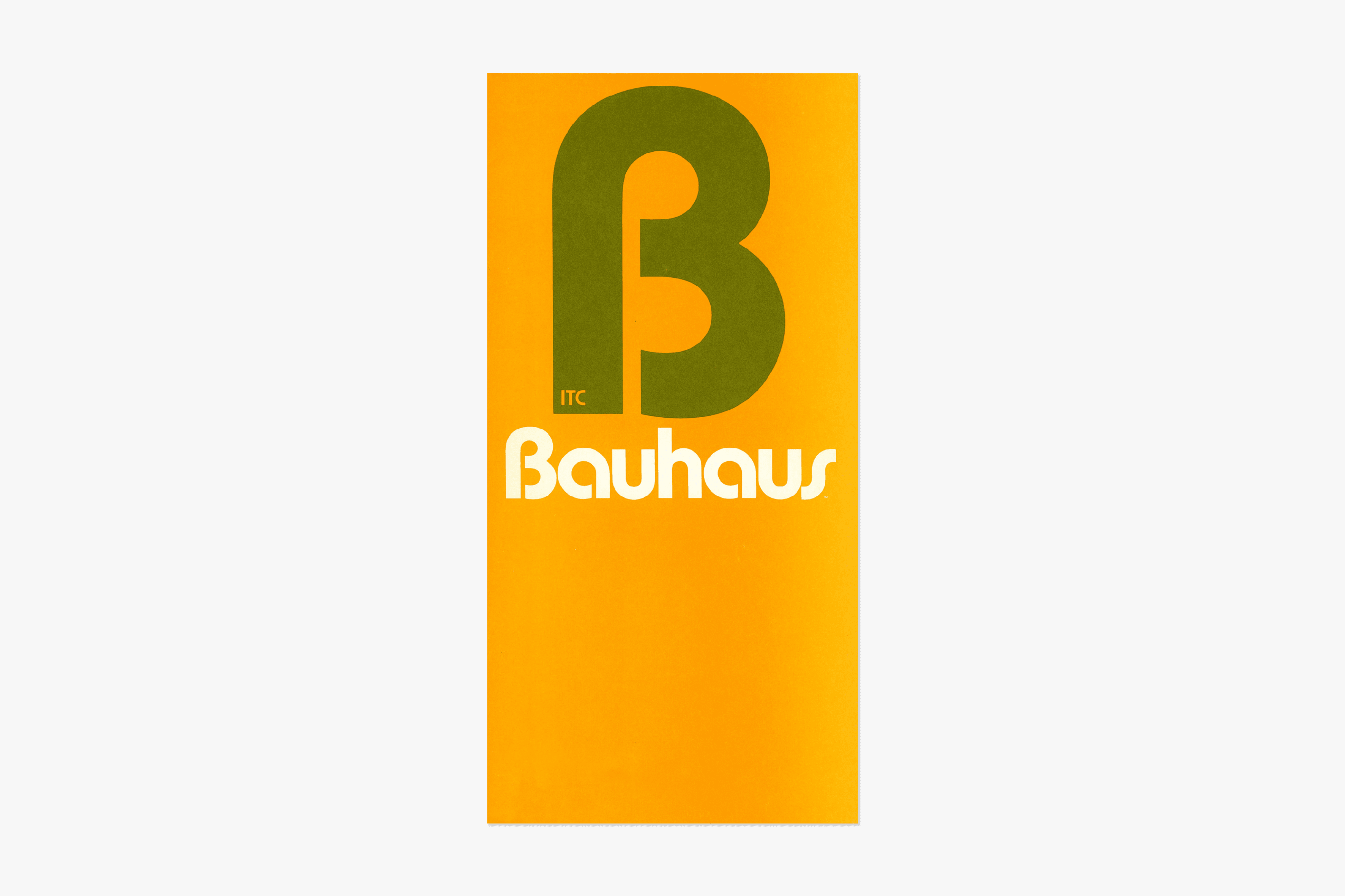 ITC Bauhaus Type Specimen. Published by International Typeface Corporation, USA, 1980. Private collection